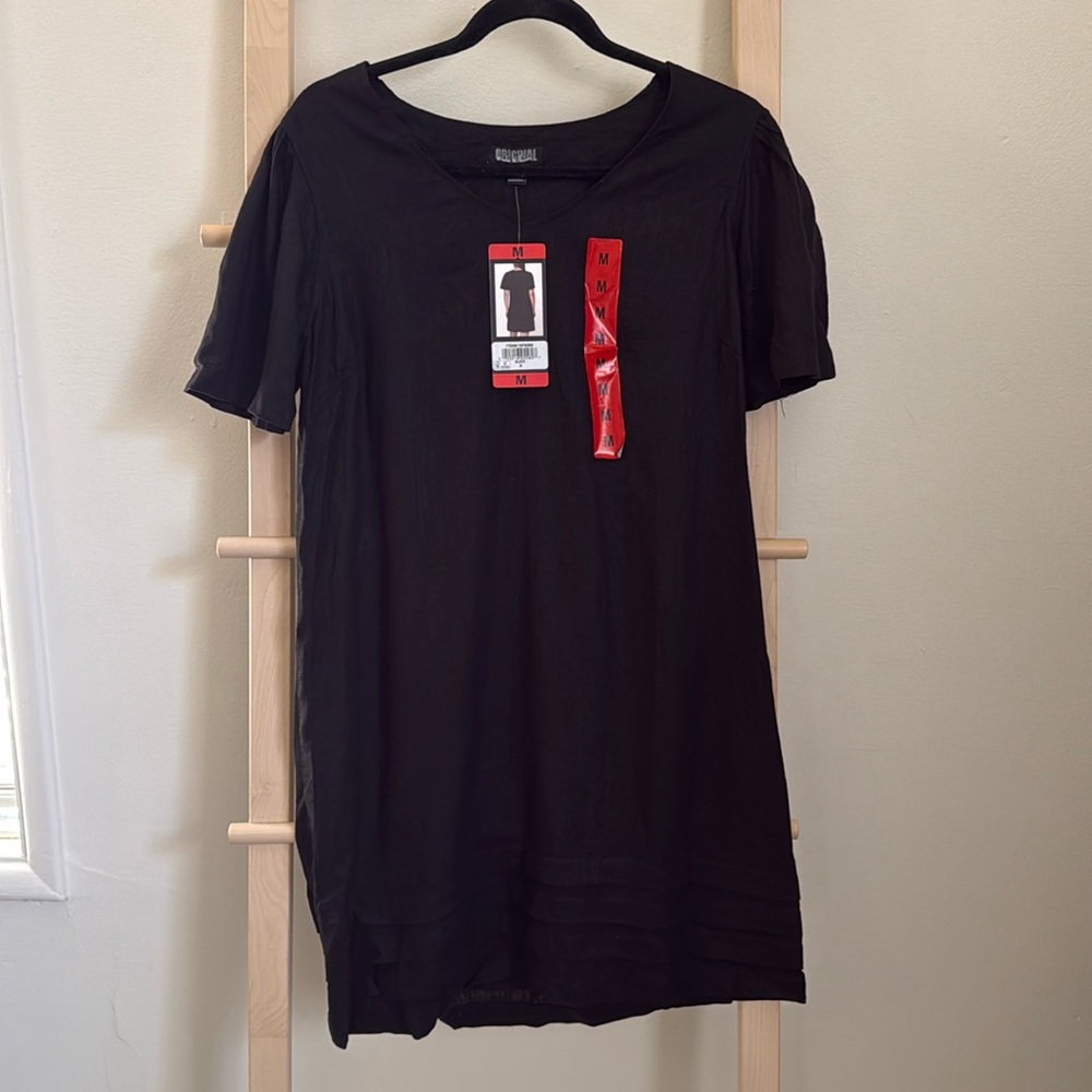 NWT Black Linen Dress